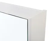Szafka łazienkowa wisząca z lustrem NAVARRA 60 cm 60 cm Biały_811254