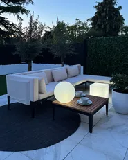 Outdoor LED Ball Lamp JOCOY with Remote White_1000991