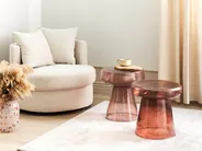Side Table LAGUNA Glass Red_883220