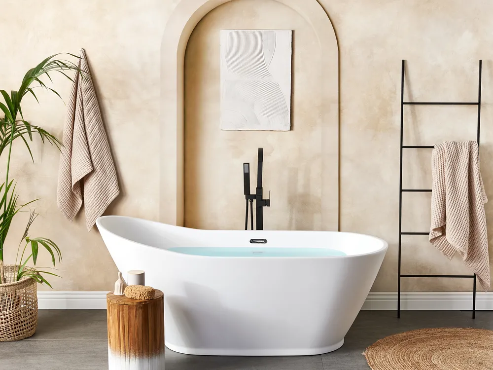 Cadă freestanding LONDRINA 170 x 75 cm Alb