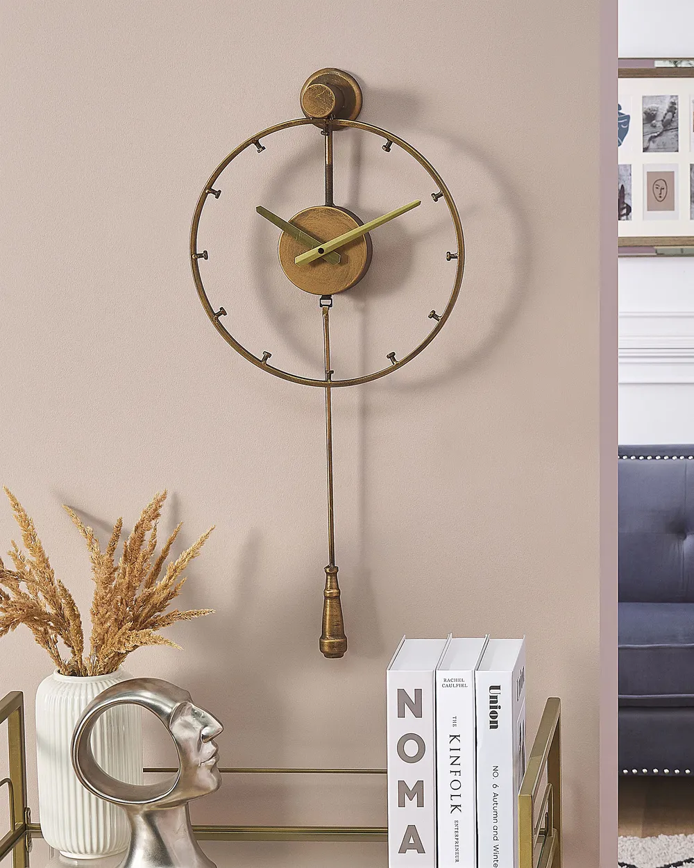 Madera Relojes De Péndulo De Pared Modernos Reloj De Pared EMMEN