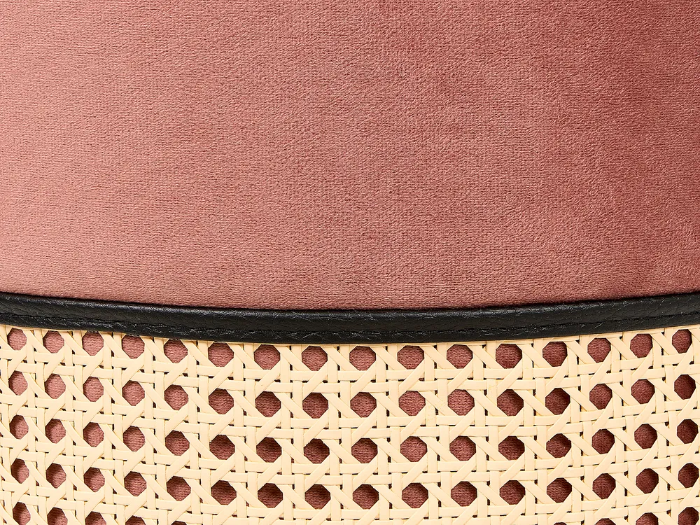 Pouf YANKTON Velluto Rosa_876774