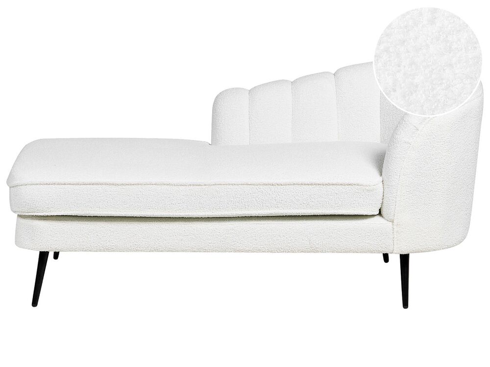Right-Hand Chaise Longue ALLIER Boucle Off-White