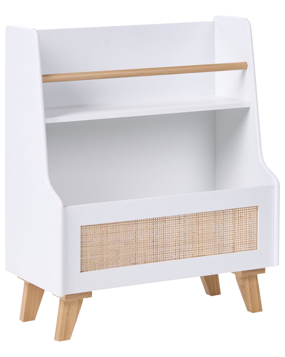 Bücherregal mit 2 Ebenen JACKIT 72 cm Weiß