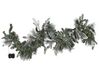 Pre-Lit Snowy Christmas Garland 180 cm White WHITEHORN_813259