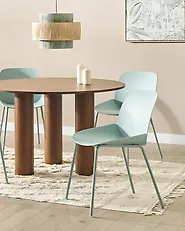 Set di 2 sedie da pranzo MILACA Verde menta_1174096