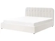 Ottoman Bed CHALLANS Fabric Off-White 180 x 200 cm (EU Super King)_1022953