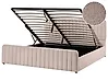 Ottoman Bed LUNAN Boucle Beige 180 x 200 cm (EU Super King)