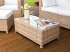 Conjunto de jardim 4 lugares em rattan sintético branco-creme MILANO_929440