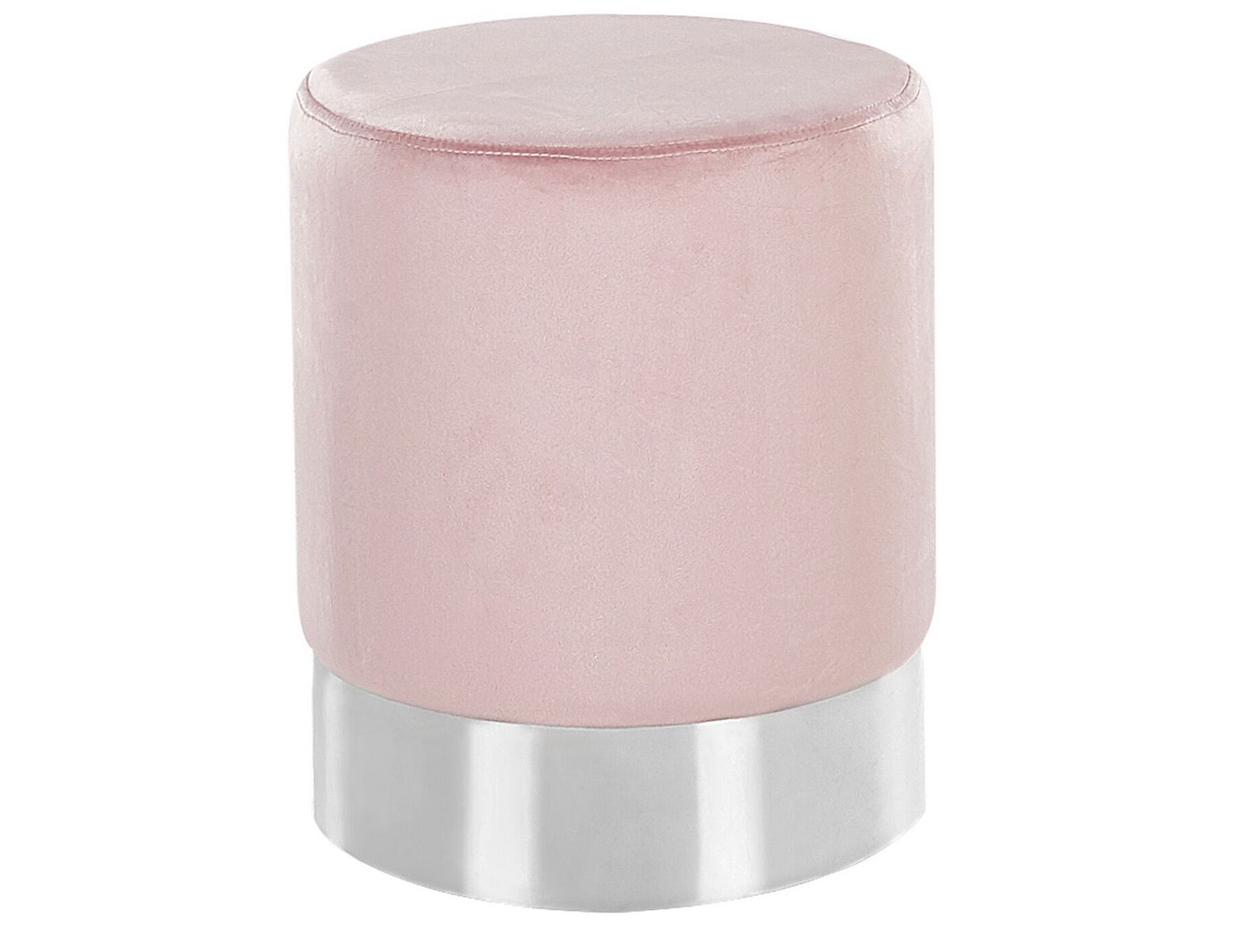 Velvet Pouffe Pink BRIGITTE_779610