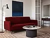 Sofa Bed 3 Seater SENJA Velvet Dark Red