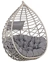 Hanging Chair ARSITA PE Rattan Grey