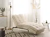 Chaise longue LOIRET Terciopelo Beige