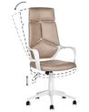 Kontorstol sandbeige/hvit DELIGHT_834161