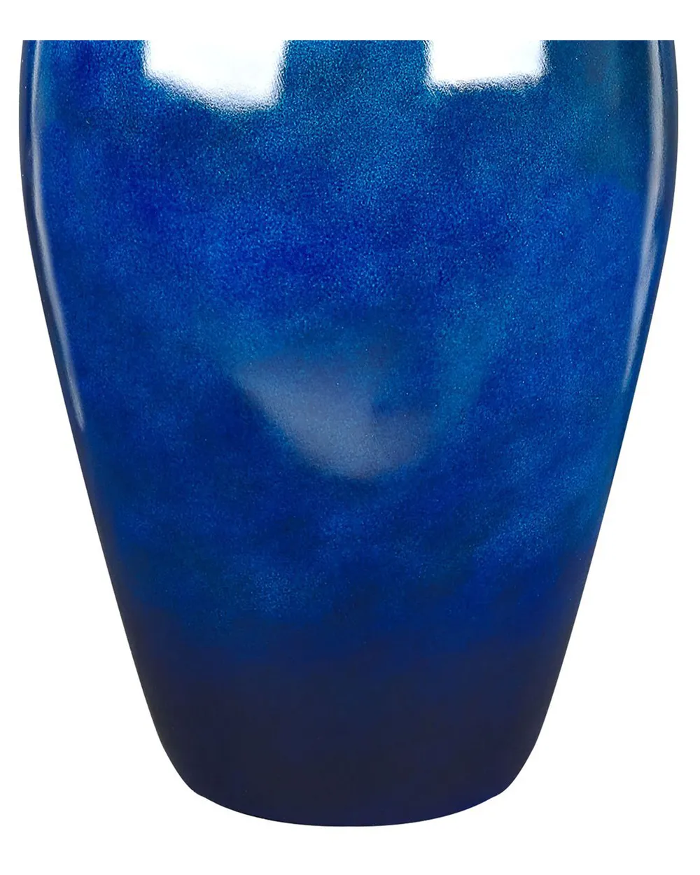 Vase à fleurs OCANA 37 cm Céramique Bleu foncé_847862