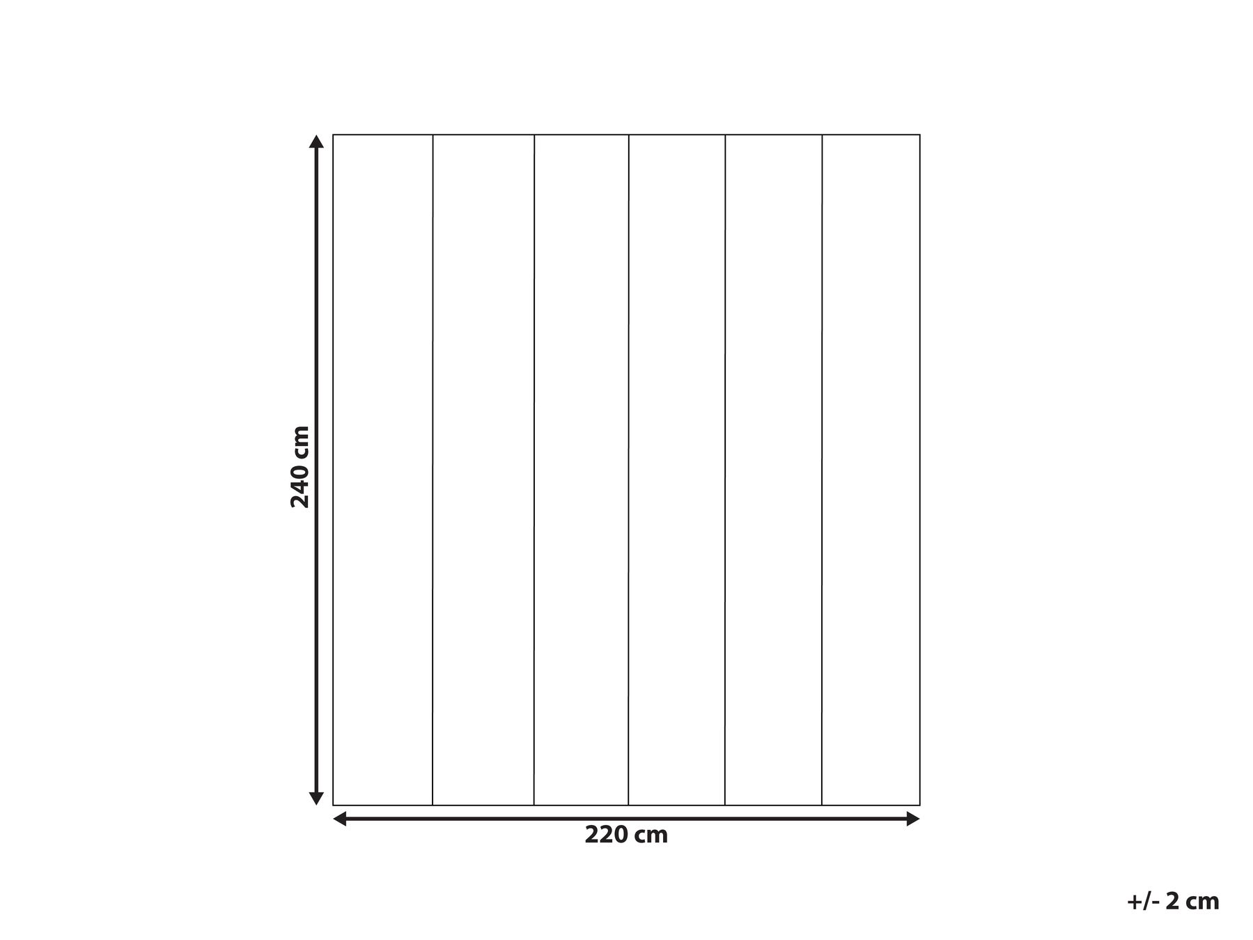 Polyester King Size Duvet Warm 220 x 240 cm HOWERLA_878091 Polyester King Size Duvet Warm 220 x 240 cm HOWERLA_878091