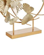 Figurka dekoracyjna Motyl BERYLLIUM Metal Złoty_825237