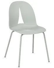 Set of 2 Garden Chairs BOLGHERI Armless Light Green_1183102