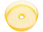 Umywalka nablatowa TOLOSA ⌀ 36 cm Konglomerat Żółty_891662