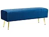 Upholstered Bench PATERSON Velvet Blue