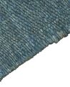 Jute Area Rug 160 x 230 cm Blue LUNIA_846255