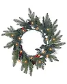 Christmas Wreath LED WHITEHORN 50 cm Dark Green