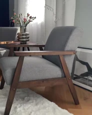 Armchair ASNES Fabric Grey_978063