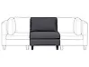 Sillón modular UNSTAD Tela Gris oscuro
