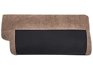 Sofa 3-Sitzer SKARO Chenillegewebe Braun_1156657