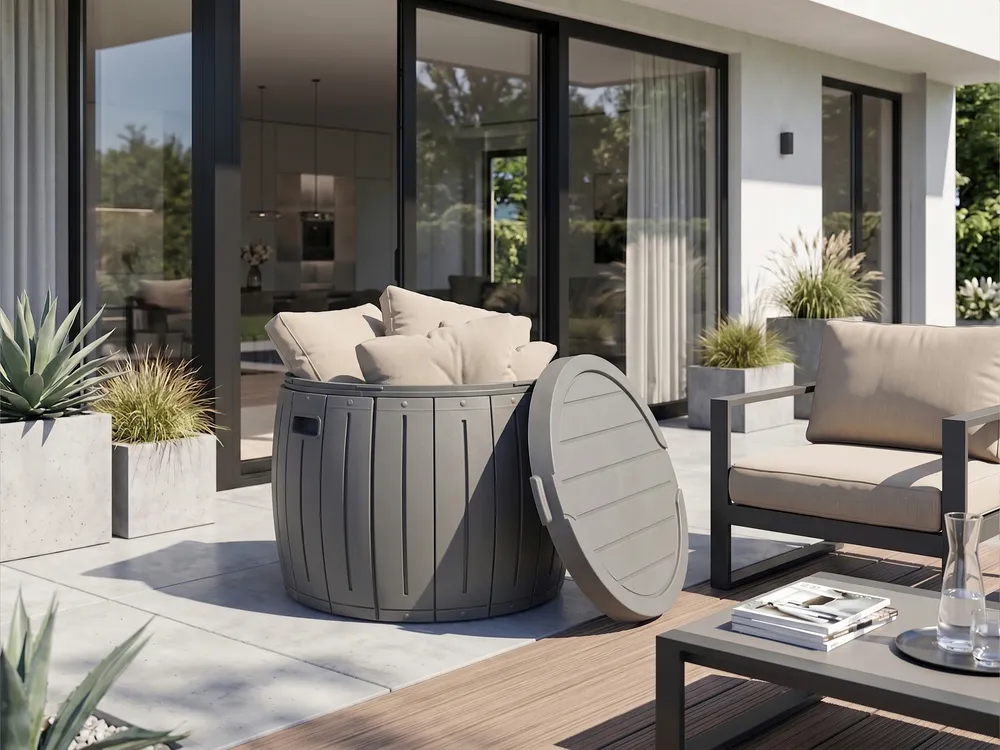 Cesta PRINOS 56 cm 56 cm Grigio