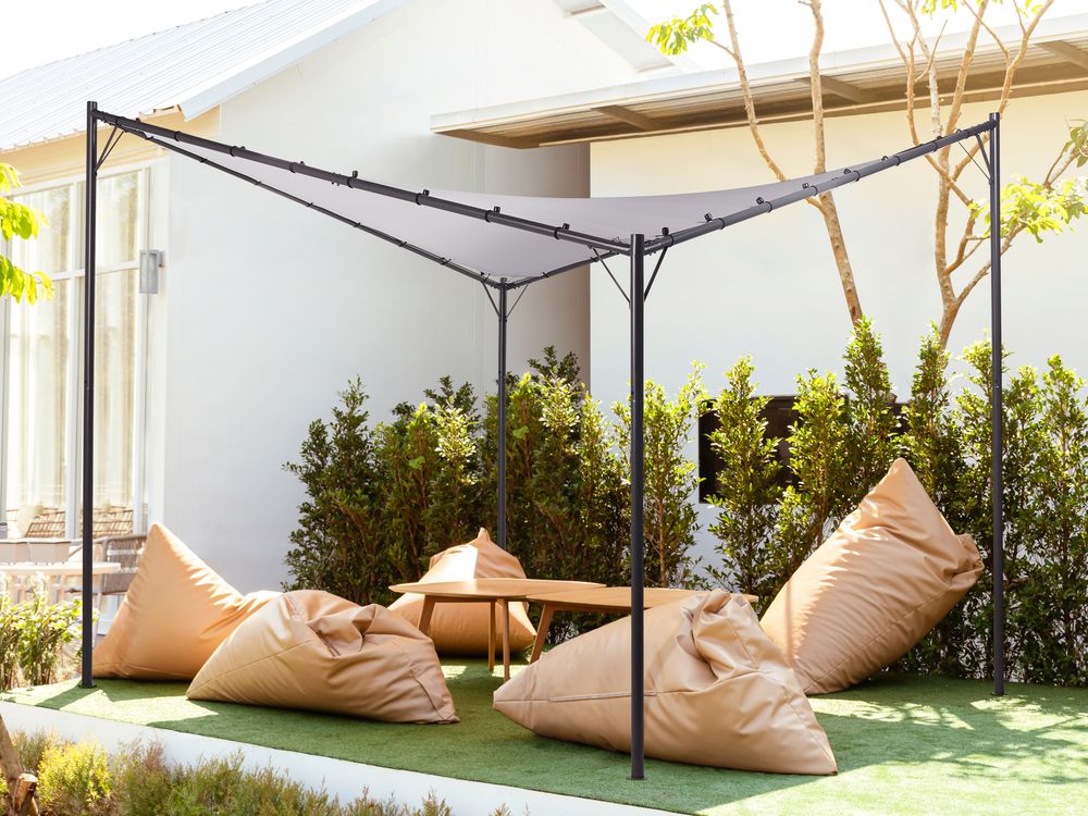 Cenador AVENTINE 300 cm 300 cm Metal Gris