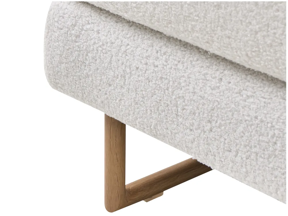Set da salotto 6 posti JERSLEV Bouclé Bianco sporco_1013890