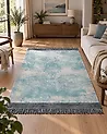 Rug AKARSU Blue 160 x 230 cm Viscose