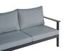 3 Seater Aluminium Garden Sofa Dark Grey KIATO_934624