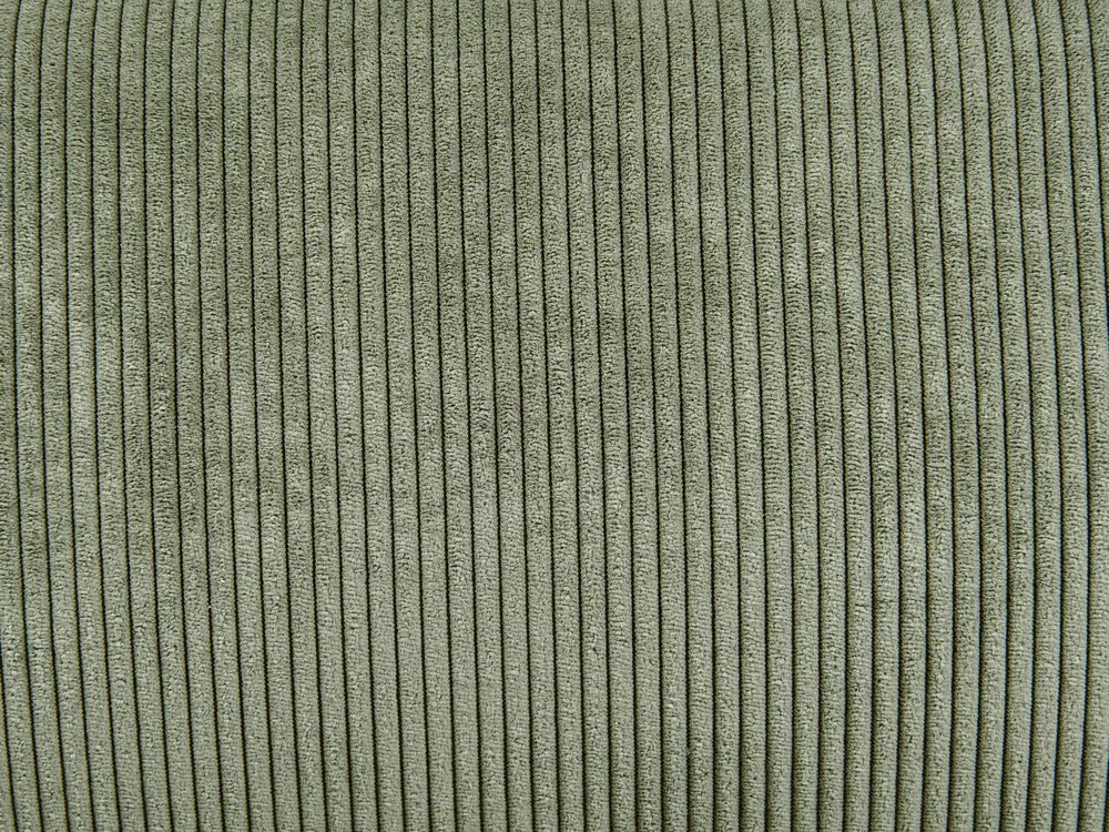 Bed Corduroy VINAY 160 x 200 cm (EU King Size) Olive Green_879992