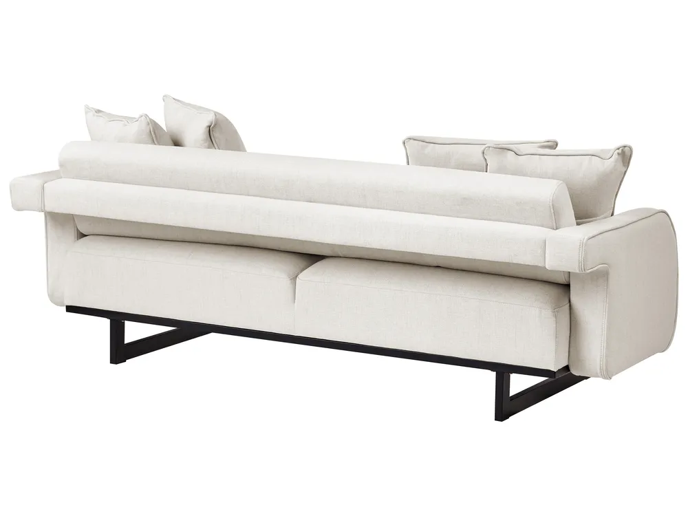 Sofa 3 Seater SVANEK Fabric Off-White_1061528