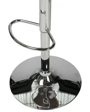 Set di 2 sedie alte ROTTERDAM Pelle sintetica Nero_953074