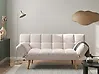 Sofa Bed 2 Seater INGARO Boucle Off-White