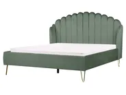 Bed Velvet AMBILLOU 160 x 200 cm (EU King Size) Green_902525
