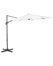 Parasol ogrodowy na wysięgniku 294 cm SAVONA Złamana biel_1103745