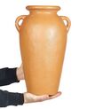 Dekorativní váza terakota 42 cm oranžová DABONG_894053