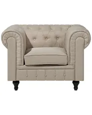 Armchair CHESTERFIELD Fabric Beige_709406
