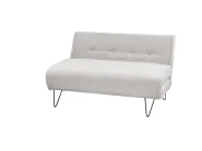 Sofa Bed 2 Seater VESTFOLD Fabric Light Grey_930429