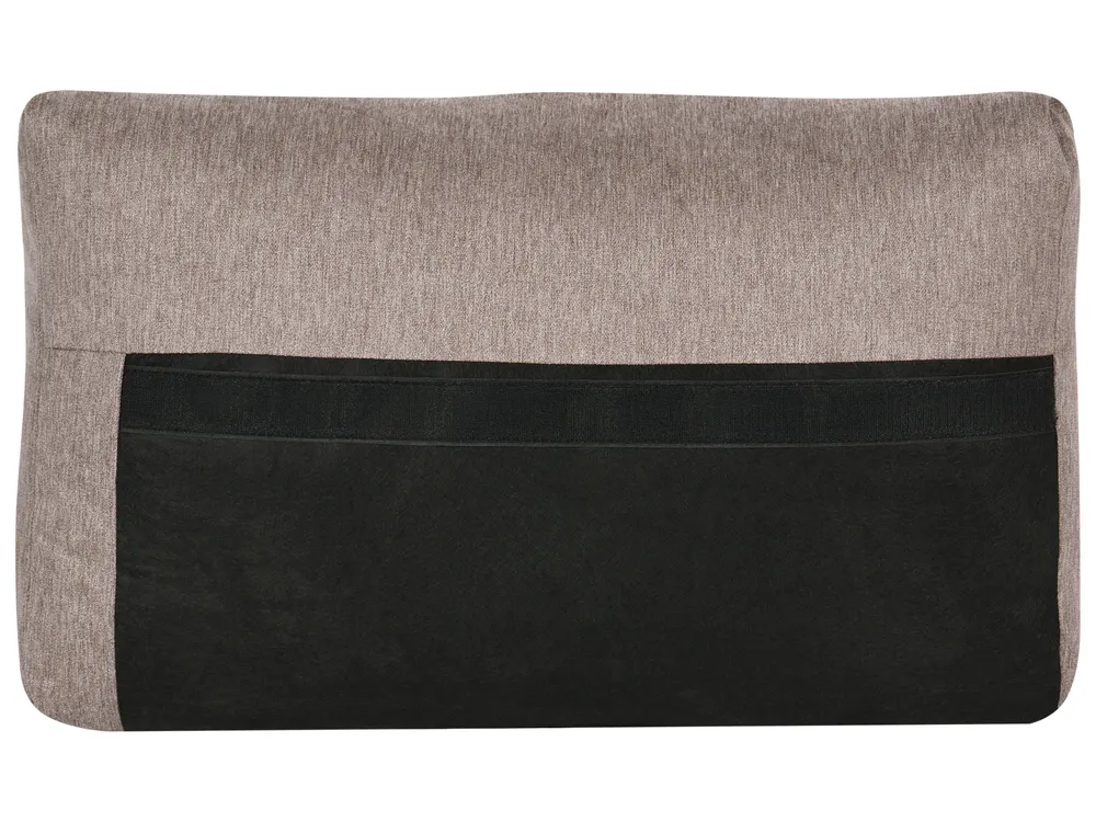 Sofa 3 Seater KILDAL Fabric Brown_1058318