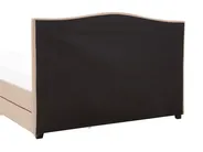 Bed with Storage Drawers MONTPELLIER Fabric Beige 180 x 200 cm (EU Super King)_754263