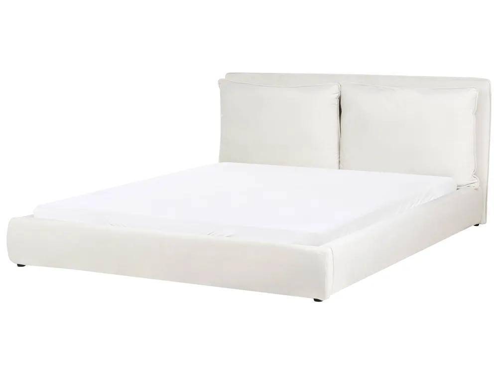 Bed bouclé VALOGNES 180 x 200 cm bruin Bed bouclé VALOGNES 180 x 200 cm bruin