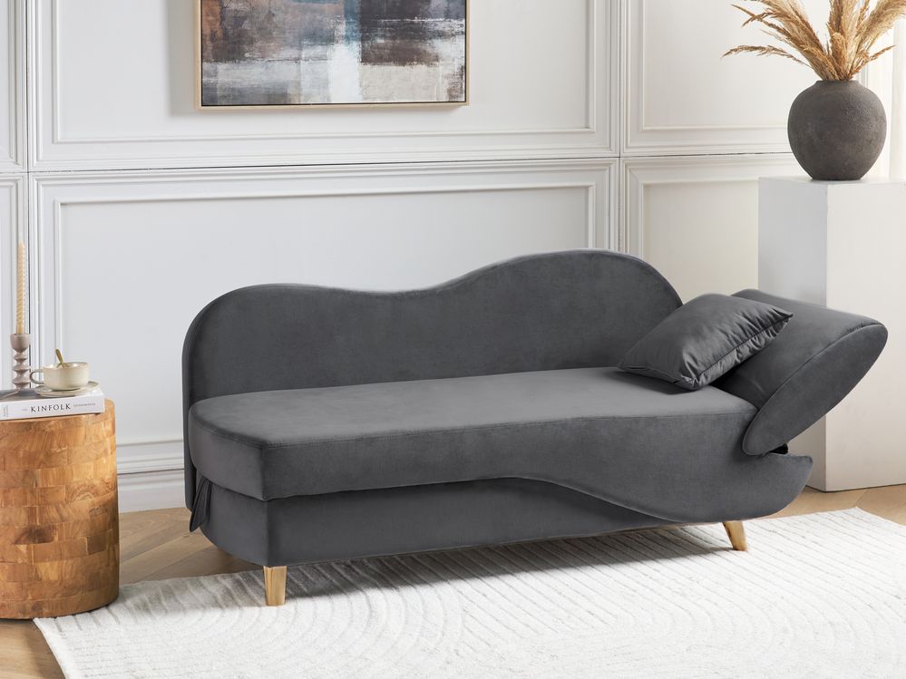 Gray chaise lounge sales