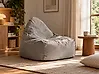 Bean Bag 200 L DROP 63 cm 75 cm Light Grey