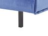 1-Sitzer Schlafsofa Samtstoff marineblau / gold VESTFOLD_808646