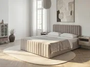 Ottoman Bed LUNAN Taupe 140 x 200 cm (EU Double)_1051511